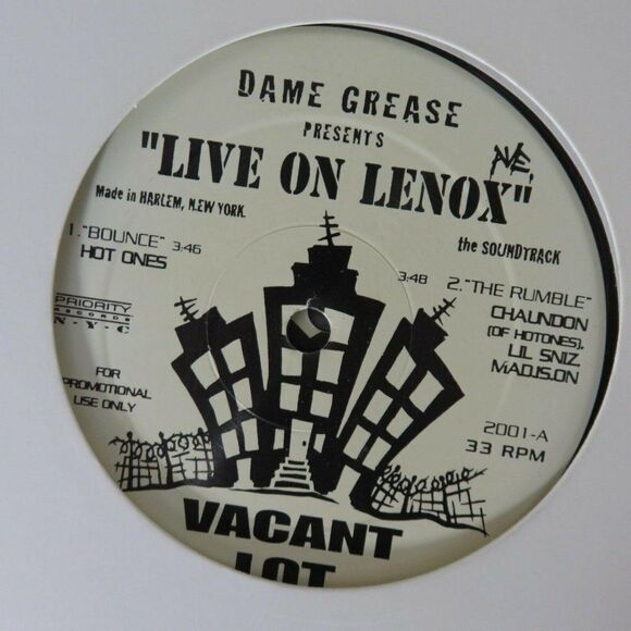 Live On Lenox Vacant Lot Promo Record Album Vinyl LP - Picture 4 of 5
